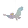 BIRD SCARECROW "OWL IN FLIGHT" 21,5X39,5CM, 2PCS