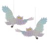 BIRD SCARECROW "OWL IN FLIGHT" 21,5X39,5CM, 2PCS