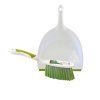 TORO Dustpan and Brush, Green and White