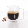 GLASS WITH HANDLE 310ML AMERICANO, DOUBLE BOROSILICATE GLASS