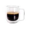 GLASS WITH HANDLE 310ML AMERICANO, DOUBLE BOROSILICATE GLASS
