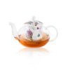 TEAPOT LEVAN, GLASS, CERAMIC LID AND STRAINER 0,6L