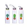 LÁHEV SKLENĚNÁ S UZÁVĚREM CACTUS 390ML 3 ASSORT