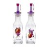 OIL AND VINEGAR BOTTLE NEW LAVENDER GLASS 2PCS 180ML