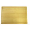 wooden cutting board, rectangular, 25 x 18 x 1 cm