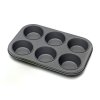 Muffin tin, 6 pieces filling, 18 x 26 x 3, 4 cm