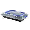TORO baking tray with plastic lid, 23 x 36 x 4, 5 cm