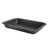 TORO baking tray with plastic lid, 23 x 36 x 4, 5 cm