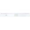 RULER TRANSPARENT 30CM, PLASTIC