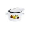 POT WITH LID 2L FRUIT DECOR, ENAMEL