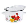 POT WITH LID 4,5L FRUIT DECOR, ENAMEL