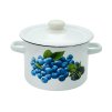POT WITH LID 4,5L FRUIT DECOR, ENAMEL