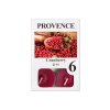 CRANBERRY TEA LIGHT, 6PCS