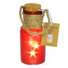LED LIGHT WITH RED COLOUR IN GLASS BOTTLE