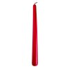 CONICAL CANDLE METALLIC RED 24,5X2,4CM,BURNING 7H