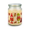 CANDLE IN GLASS WITH LID 510G ELVES
