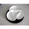 Set of bowls "WINDOW", ceramic, 4 pcs