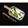 SERVING TRAY WITH HANDLE, 25X15X2,3CM, CERAMIC