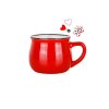 MUG LADYBUG 150ML CERAMIC, RED AND WHITE