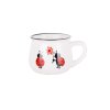 MUG LADYBUG 270ML CERAMIC, RED AND WHITE