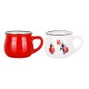 MUG LADYBUG 270ML CERAMIC, RED AND WHITE