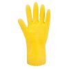 LATEX GLOVES YELLOW, SIZE L