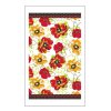 KITCHEN TOWEL 38X63CM RED FLOWERS