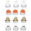 TEA LIGHT CANDLE "HALLOWEEN" 3PCS, 4 ASSORT