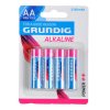 AA batteries GRUNDIG ALKALINE 2100 mAh, 4KS
