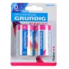 GRUNDIG ALKALINE 6000 mAh LR20 batteries, 2KS