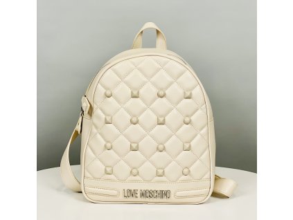 Velký bílý batoh Love Moschino