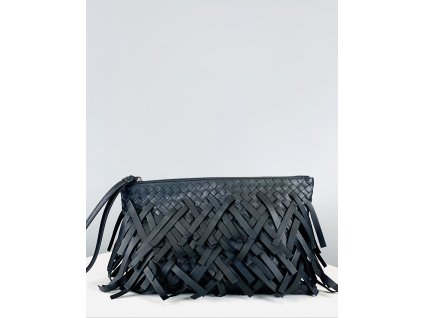 Černá kabelka Bottega Veneta se střapcema (do ruky)