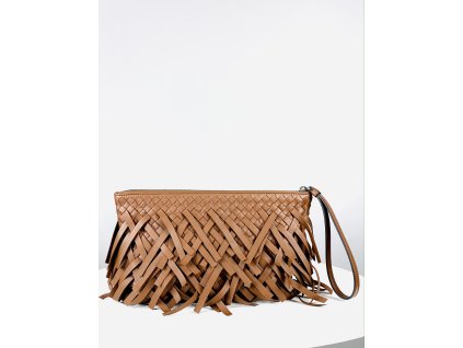 Hnědá kabelka Bottega Veneta se střapcem (do ruky)