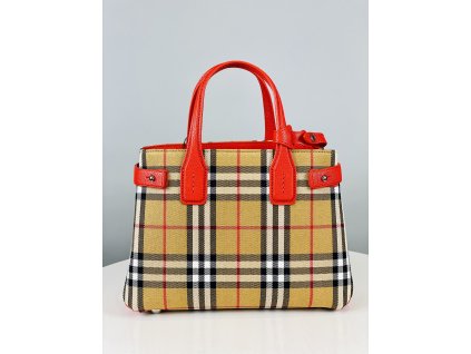 Malá, kožená kabelka Burberry do ruky