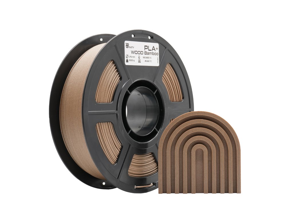3DFINITY PLA+ Wood Bamboo Filament 1kg 1,75mm