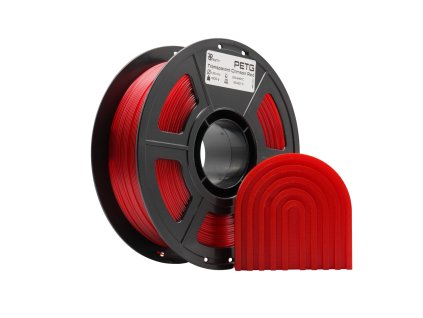 3DFINITY PETG Transparent Crimson Red Filament 1kg 1,75mm