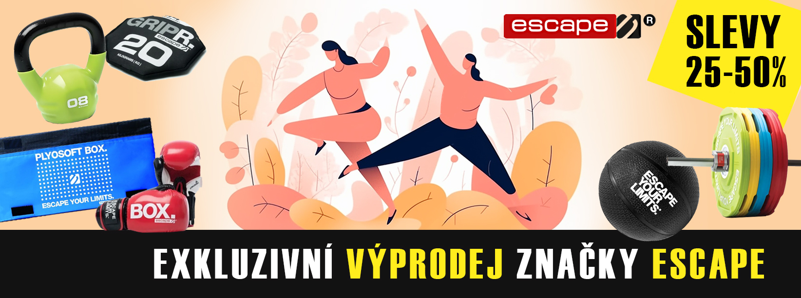 ESCAPE VÝPRODEJ