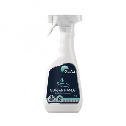 GUAa® GUASAN SPRAY HANDS 0,5 l – dezinfekce na ruce (bez zápachu)_01