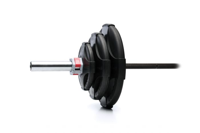 Escape Fitness Nakládací činka s černými kotouči Escape