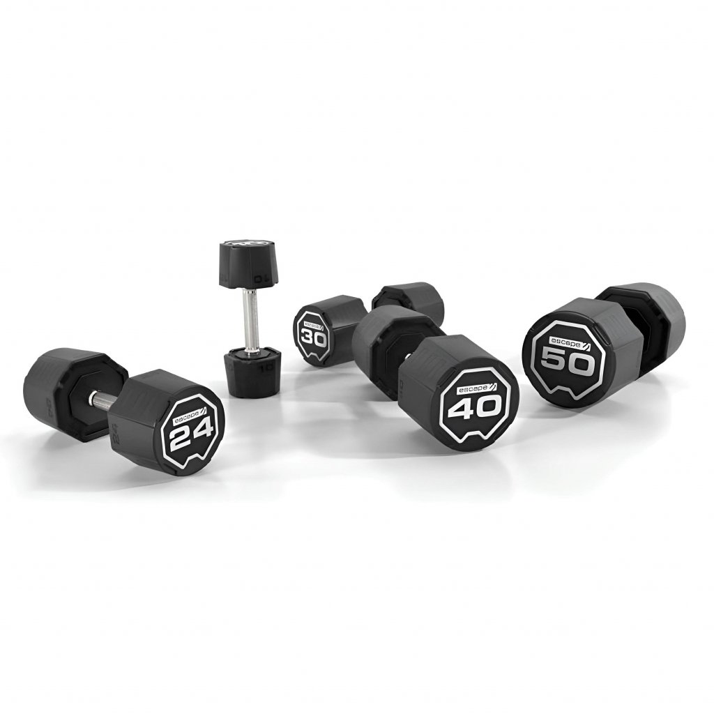 Escape Fitness Sada uretanových jednoručních činek Escape 1 - 10 kg