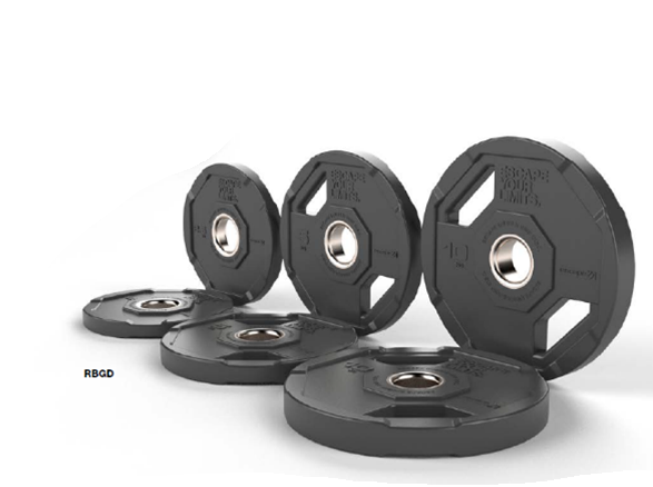 Escape Fitness SADA Pogumovaných kotoučů Escape (157,5 kg)