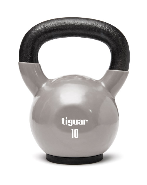 Tiguar Kettlebells 10 kg (světle šedá)