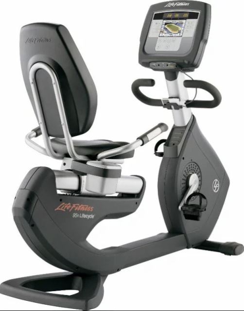 Recumbent Bike Life Fitness Elevation 95 R Inspire konzole - repasovaný
