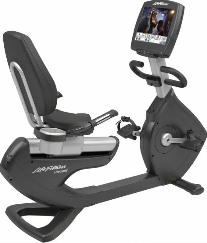 Recumbent Bike Life Fitness Elevation 95 R Engage konzole - repasovaný
