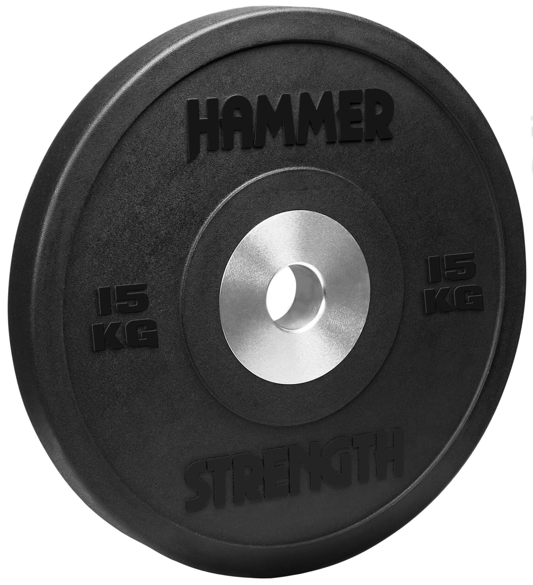 Bumper kotouč premium 15 kg gumový HAMMER STRENGTH (poškozené)