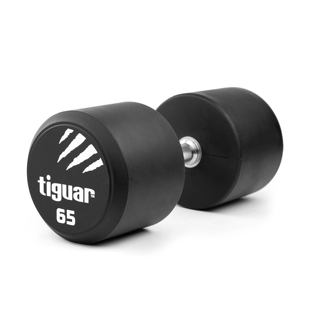 Jednoruční uretanová činka 65 kg Tiguar (cena za 1 ks)
