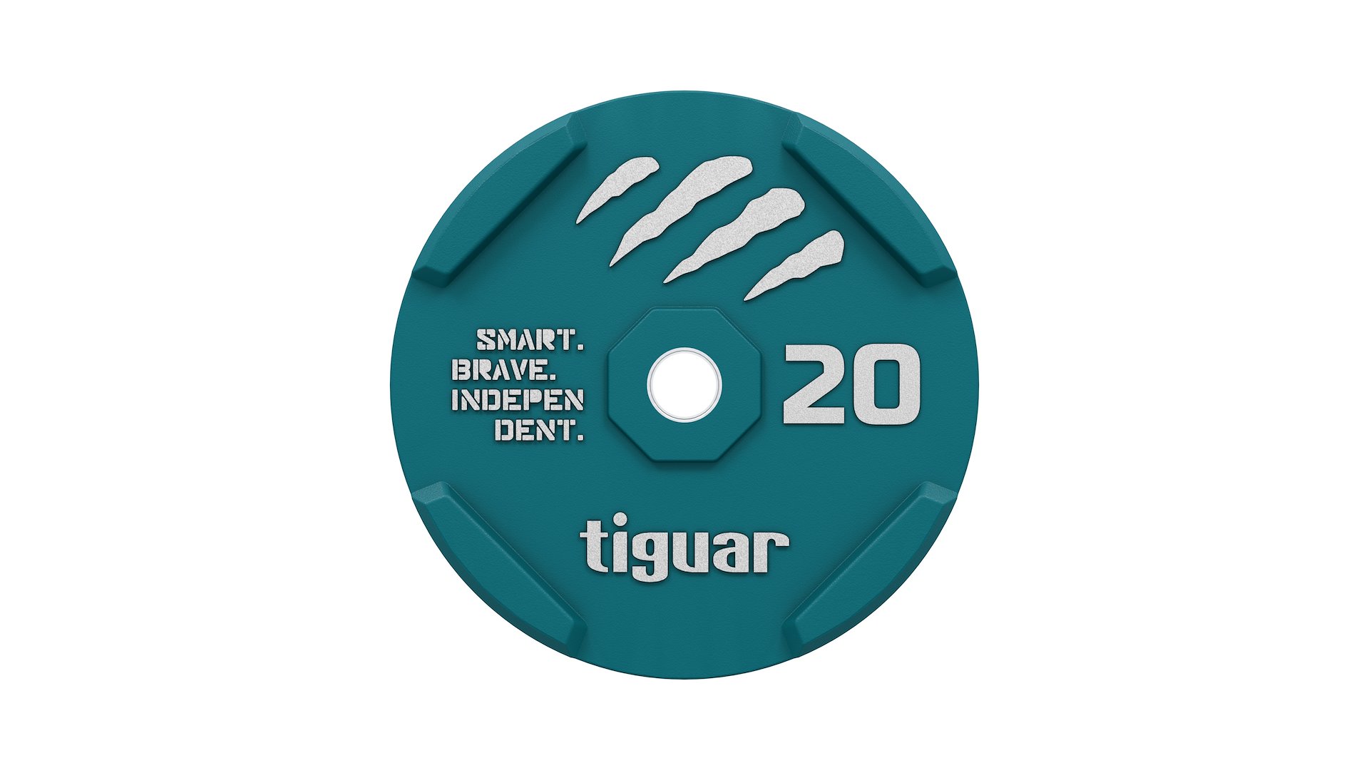 Tiguar Bumper gumový kotouč 20 kg Tiguar– modrý