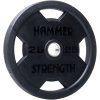 Rubber olympic discs 25kg angle 8256