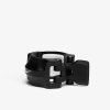 BLACK WHITE COLLAR OPEN GREY