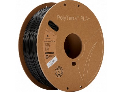 Polymaker Polyterra PLA+ černá 1,75mm 1kg
